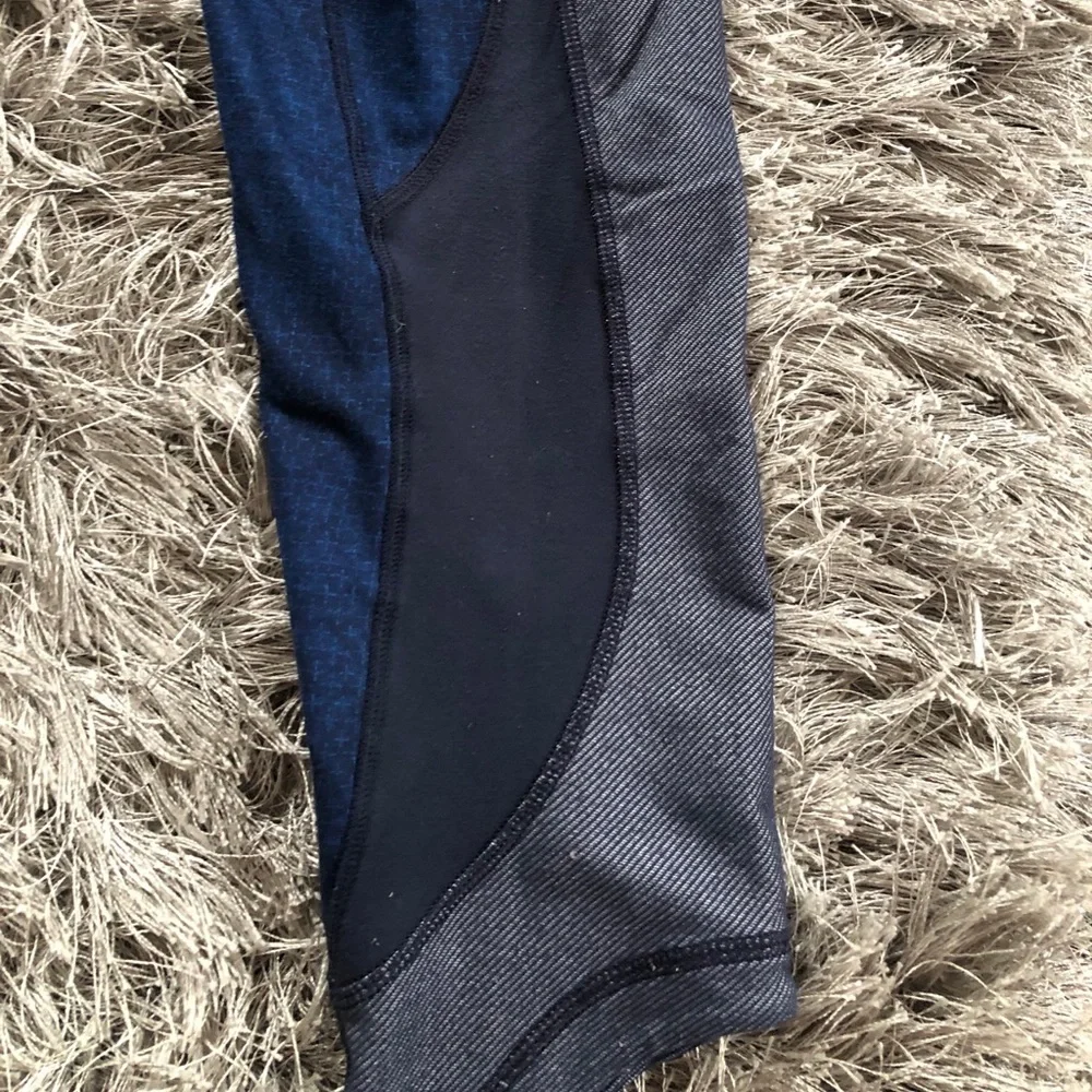 Lululemon Wunder Under Crop*Sashiko